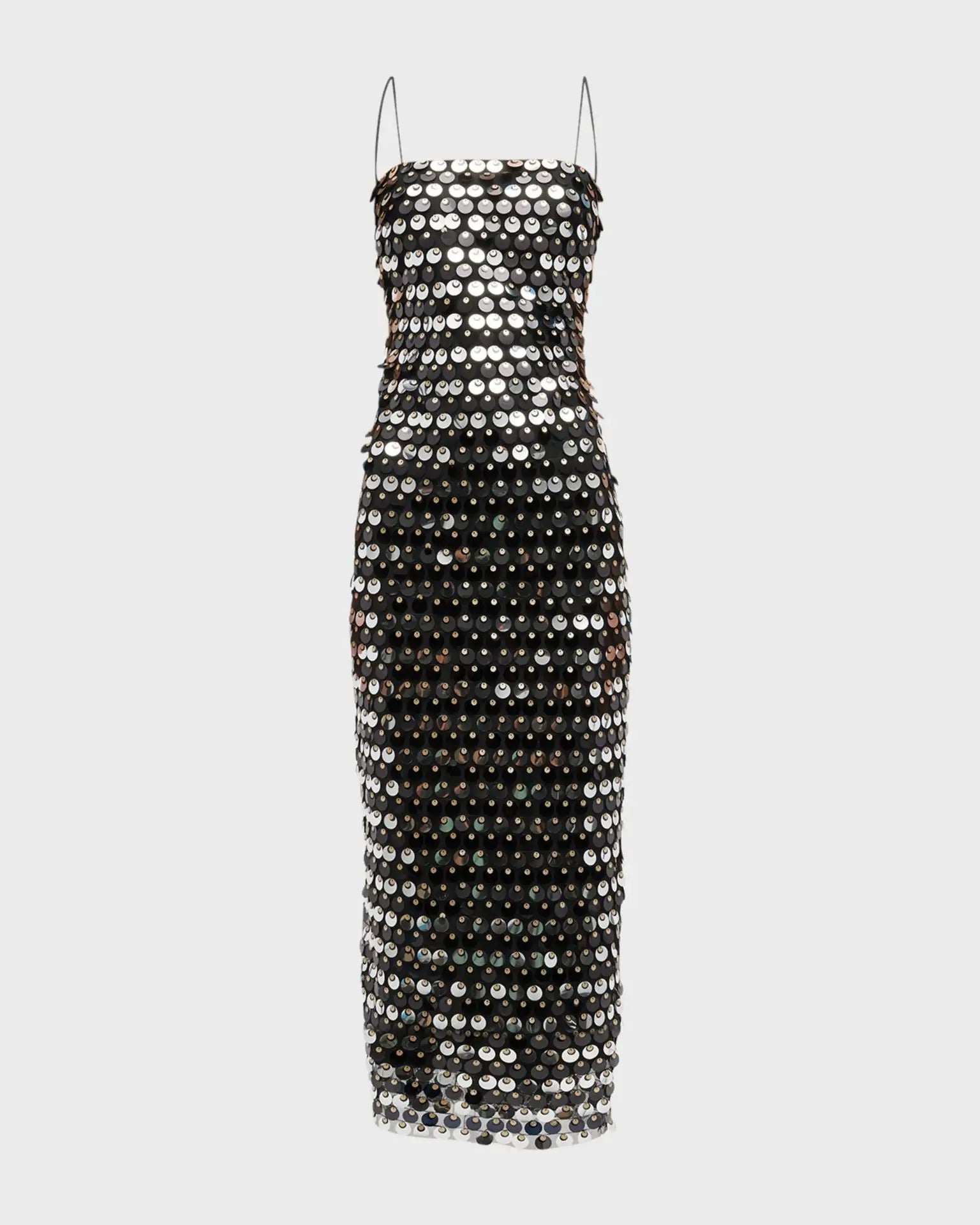 Women’s Sequin Beaded Sheath Maxi Dress For Parties